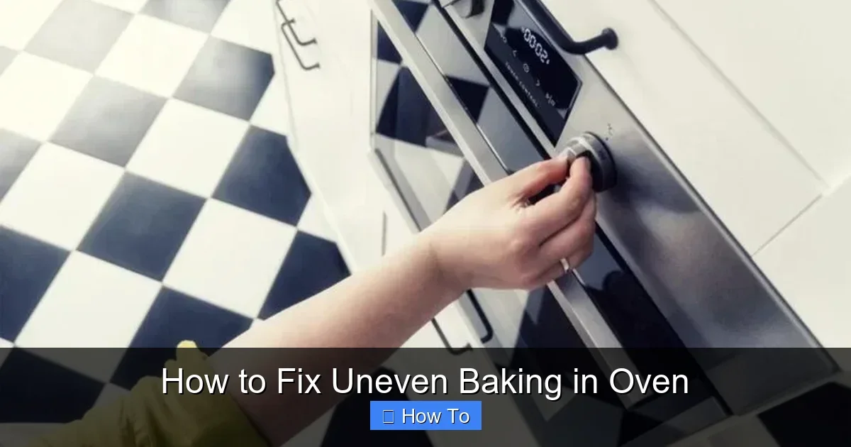 How to Fix Uneven Baking in Oven