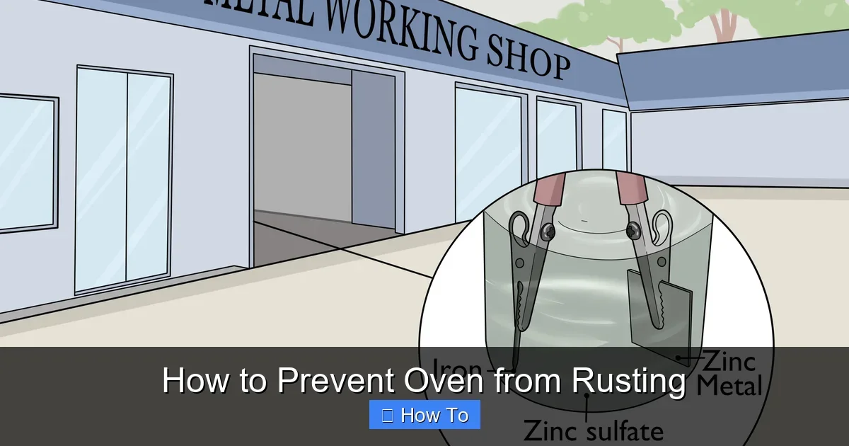 How to Prevent Oven from Rusting