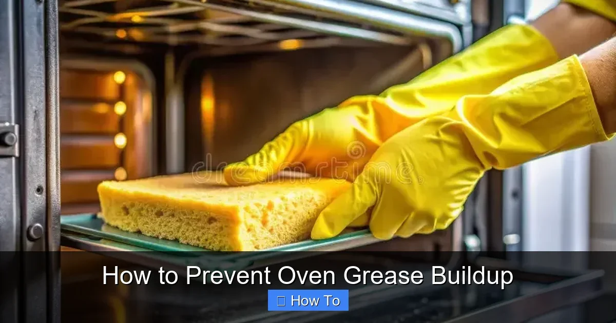 How to Prevent Oven Grease Buildup