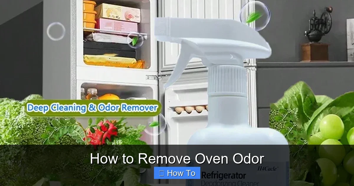 How to Remove Oven Odor