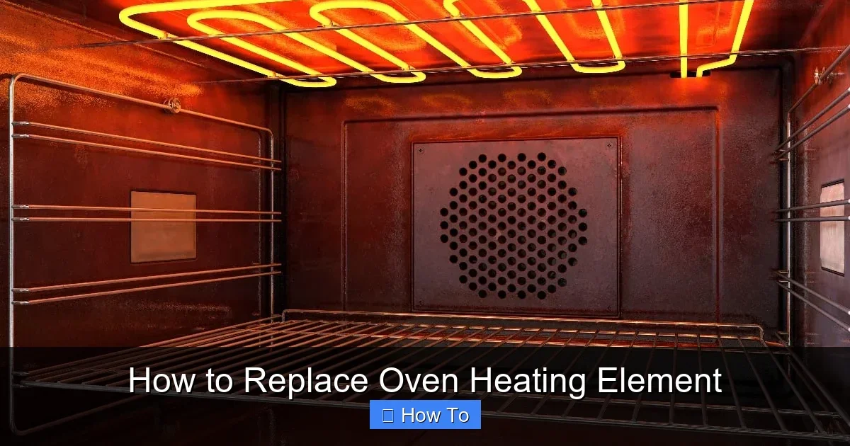 How to Replace Oven Heating Element