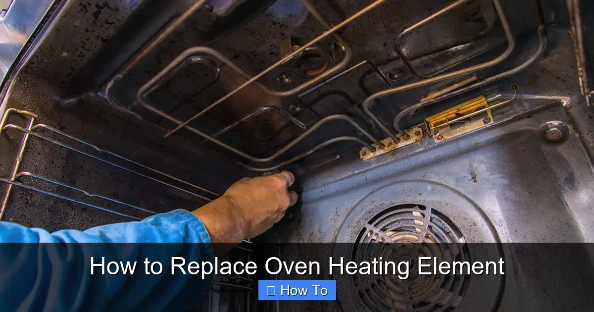 How to Replace Oven Heating Element