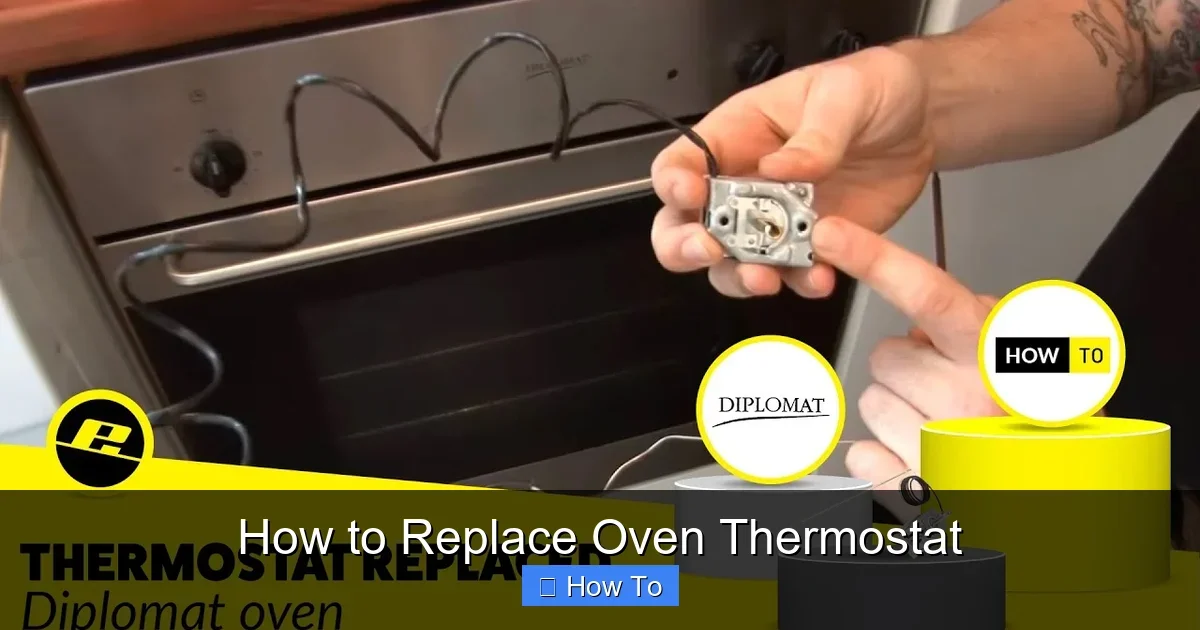 How to Replace Oven Thermostat