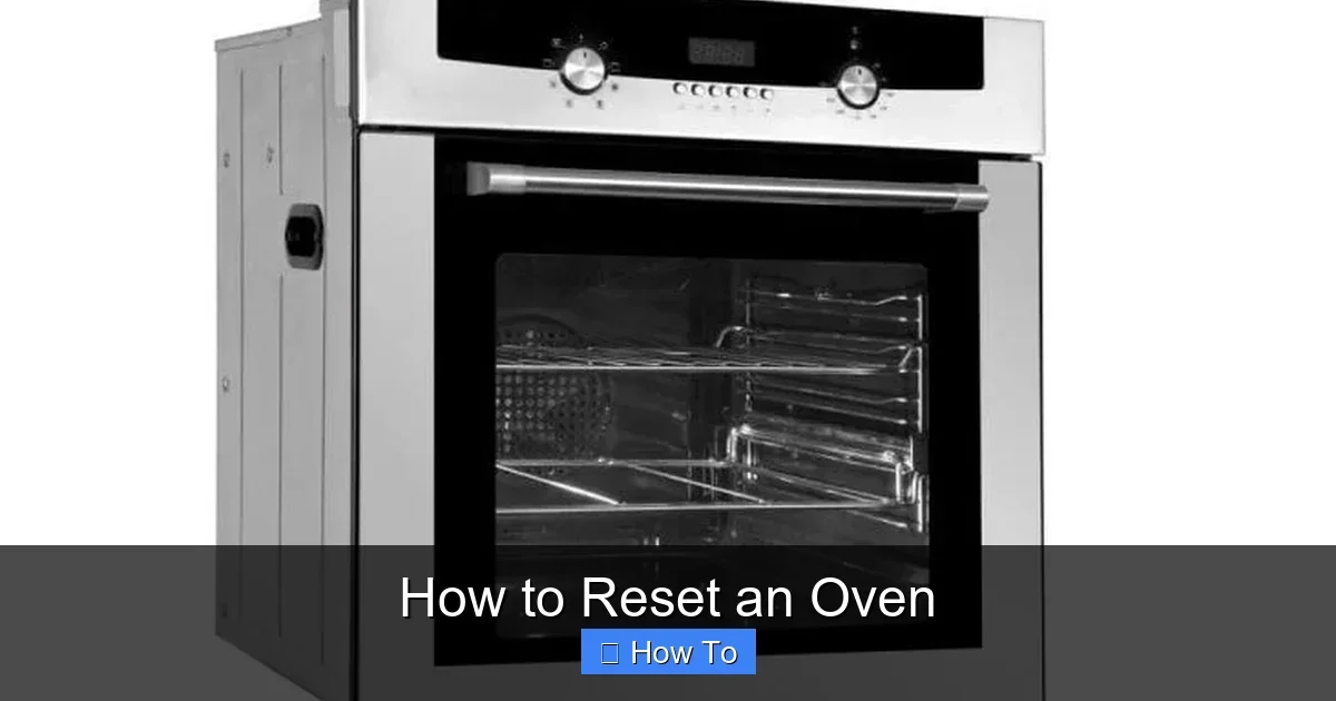 How to Reset an Oven