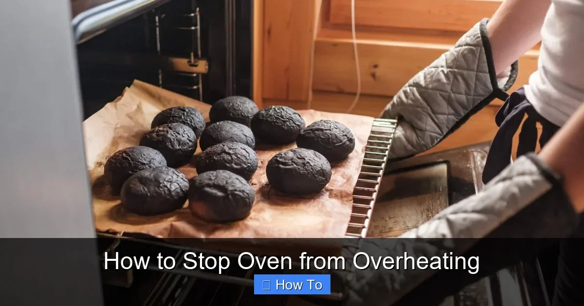 How to Stop Oven from Overheating