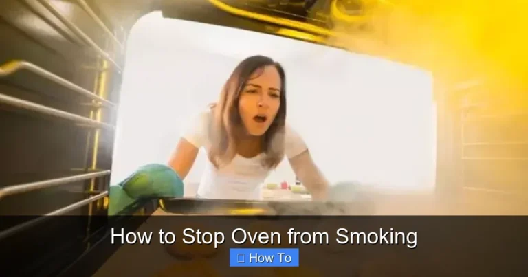 How to Stop Oven from Smoking