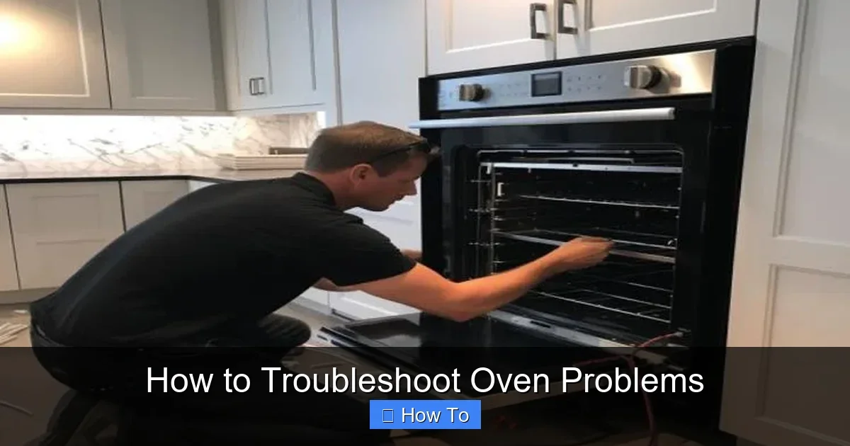 How to Troubleshoot Oven Problems