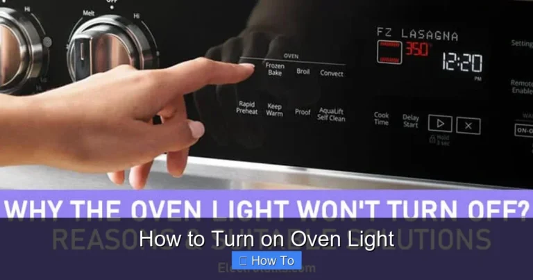 How to Turn on Oven Light