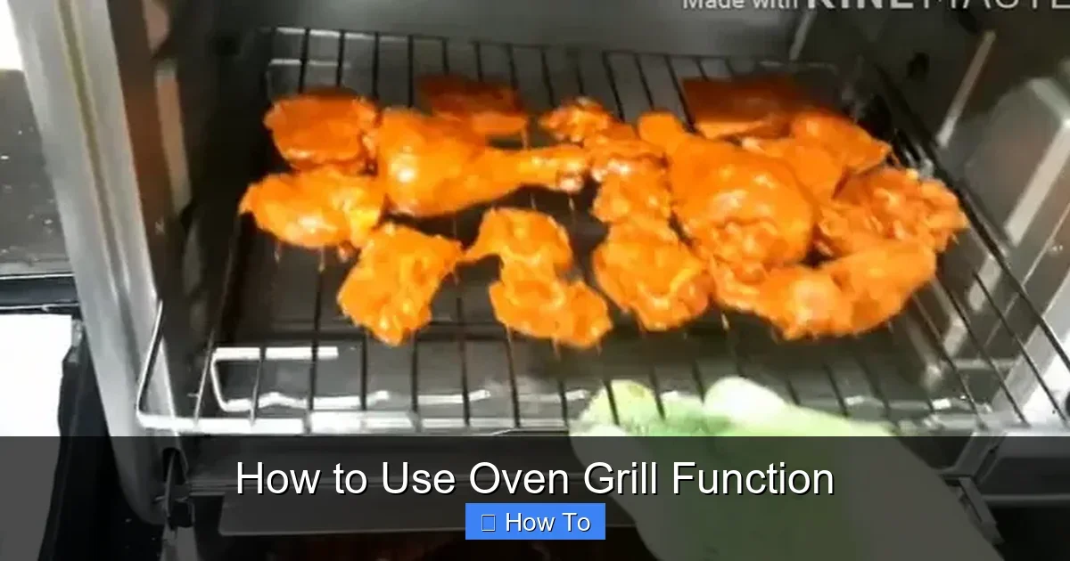 How to Use Oven Grill Function