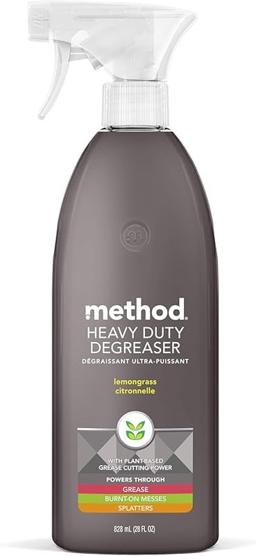 Method Heavy Duty Degreaser, Lemongrass Scent, 28 oz, Safe for Ovens &