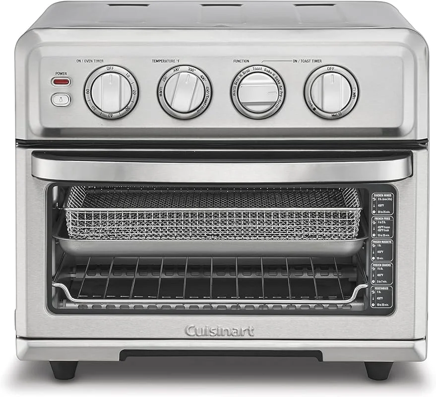 Cuisinart Air Fryer Toaster Oven – 1800W, 8-in-1 with Convection & Bro
